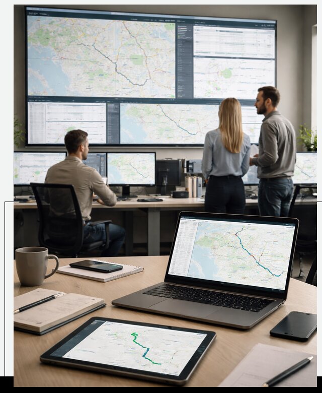Трекинг грузов и Fleet Management, мониторинг автопарка в Назарове